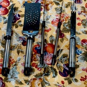 Gently used BBQ tool set